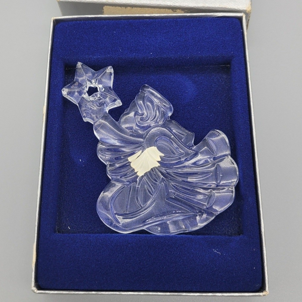 Mikasa Angel w Star Crystal Ornament from Joyous Collection Germany 3x3"